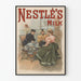 Vintage-Poster Nestlé's Milch für Wanddekoration