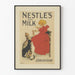 Vintage-Poster Nestlé's Schweizer Milch, Reich an Sahne