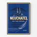 Vintage-Poster Neuchâtel - Golf, Strand, Berge in der Schweiz