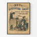 Vintage-Poster Sprechende Tiere C. Reinhardt - Kindermöbel Wanddekoration