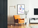 Dekoratives Poster Neurasthenie - Illustration Melancholischer Pierrot