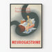 Vintage-Poster Neurogastrine - Retro-Wanddekoration für Gesundheit