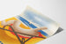Vintage-Poster Neurogastrine – Retro-Wanddekoration Strand und Entspannung