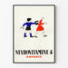Vintage-Poster Nevrovitamine 4 Kinder Wanddekoration