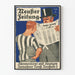 Vintage-Poster Neuser Zeitung Wanddekoration Retro