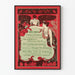 Vintage-Poster New Books für literarische Wanddekoration