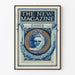 Vintage-Dekorationsposter The New Magazine Januar