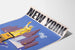 Vintage-Poster New York Allegheny Airlines - Wanddekoration