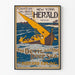Vintage-Poster New York Herald Der Teufel und die Tiefe des Meeres