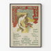 Altes Poster New York Herald Sonntag 25. Oktober - Vintage-Wanddekoration