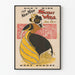 Vintage-Poster Sunday World New York - Retro-Wanddekoration