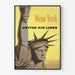 Vintage-Poster New York United Air Lines Wanddekoration
