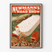 Vintage-Poster Newmanns berühmte Roadshow