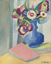 Stillleben mit Vase - Ángel Zárraga — Ansicht des Kunstwerks