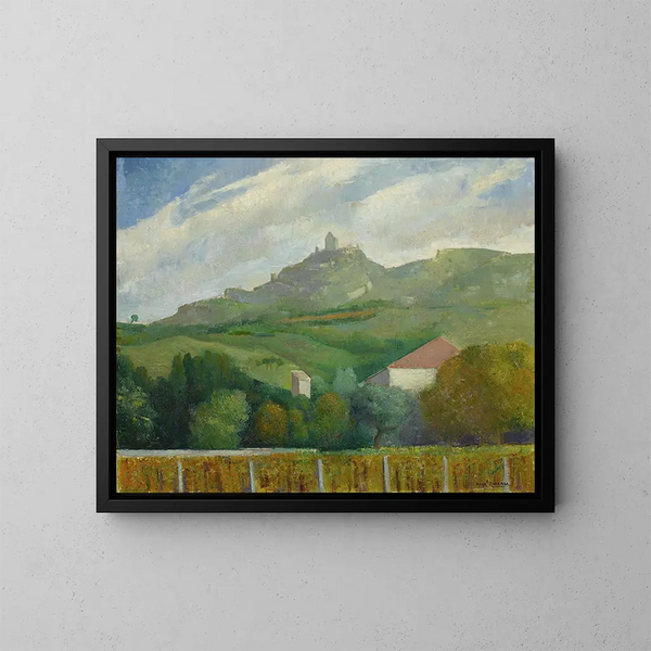 Sommerlandschaft - Ángel Zárraga — gerahmtes Bild an der Wand