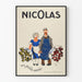 Vintage-Poster Nicolas Eine große Jahr - Retro-Wanddekoration