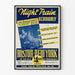 Vintage-Poster Nachtzug Boston-New York, günstig