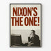 Vintage-Poster Nixon's The One für Retro-Wanddekoration