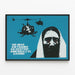 Protestposter No Mas Vietnams – Engagierte Wanddekoration — gerahmtes Bild an der Wand