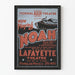 Vintage-Poster für die Noah-Brille im Lafayette Theatre