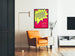 Vintage-Poster Pop Art Lärm und Hörverlust