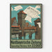 Vintage-Poster Nordbayerische Zeitung Wanddekoration