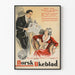 Vintage-Werbeplakat Norsk Ukeblad für Wanddekoration
