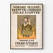 Vintage Dekorationsposter norwegischer Märchen Huldre und Volkskunst