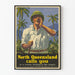 Vintage-Dekorationsposter Nord-Queensland-Urlaub