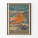 Vintage-Dekorposter Norwegen im September