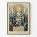 Beliebter Vintage-Kalender-Poster - Die Französische Republik