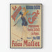 Vintage-Poster La Tänzerin am Seil Félicia Mallet Neues Theater