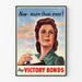 Vintage-Poster Kauf von Sieg-Anleihen für Wanddekoration