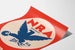 Wandposter NRA-Mitglied Wir leisten unseren Beitrag Vintage Rot und Blau
