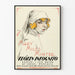 Vintage-Poster Krankenschwester Marjorie - Elegante Wanddekoration
