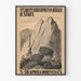 Vintage-Poster Ausstellung Museum Slowakischer Osten O. Stafl