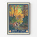 Vintage-Poster Oasis von Nefta, Tunesien 1925 – Wanddekoration im Art Déco Stil