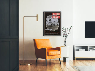 Vintage-Poster Meeresfront-Ausstellung Luft- und Seeschlacht