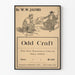 Vintage-Poster von Odd Craft von W. W. Jacobs mit Illustrationen von Will Owen