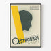 Vintage-Werbeplakat Oestrobrol Roche für Wanddekoration
