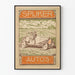Vintage-Poster Spijker Autos - Retro-Autodekoration für die Wand