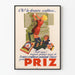 Vintage-Wandposter für Dekoration, Werbung für Marmeladen PRIZ