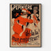 Vintage-Poster oh la la mon empereur zur Wanddekoration