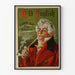 Vintage-Poster Old English Curve Cut Pipe Tobacco