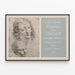 Plakat Alte Meister Zeichnungen aus Chatsworth - Dessins Classiques Museum of Fine Arts Boston — gerahmtes Bild an der Wand