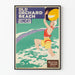 Vintage-Poster Old Orchard Beach Sonntag – Retro-Wanddekoration Strand