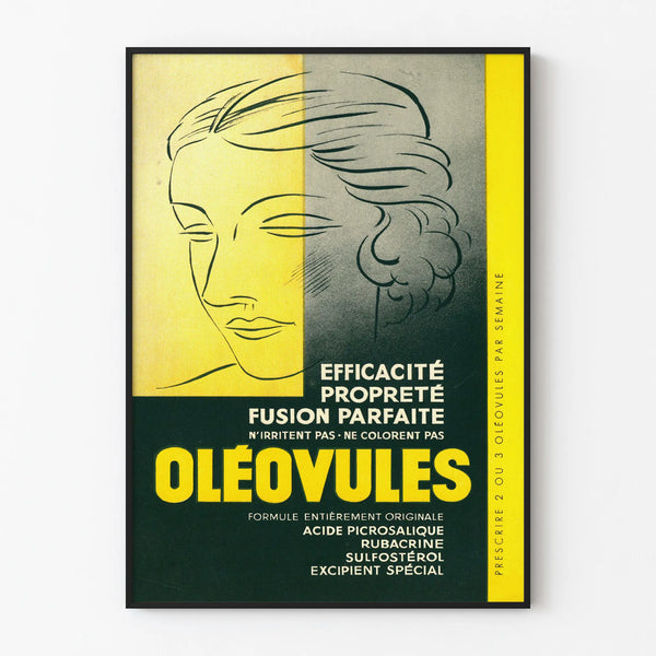 Vintage-Poster Oléovules - Retro-Wanddekoration