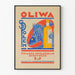 Vintage-Poster Öl Oliwa Spolem Dekorativ