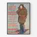 Vintage-Poster On Snow Shoes to the Barren Grounds – Retro-Wanddekoration