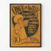 Vintage-Poster Once a Week - Illustration und Poesie